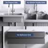 iFealClear 2 Pack P-Trap Drain Pipe, Flexible Sink Drain Pipe