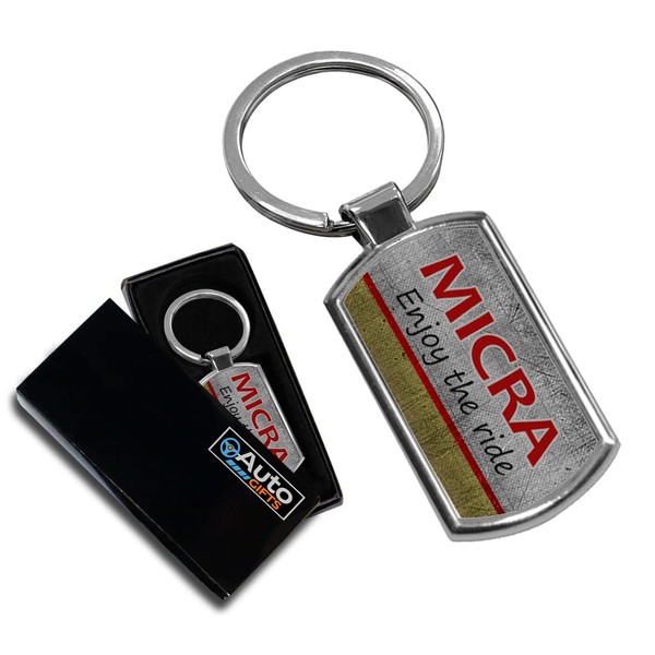 Cargifts MICRA CAR METAL KEYRING KEY CHAIN