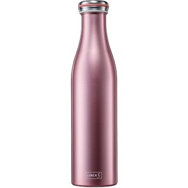 Lurch Thermal Bottle for Hot and Cold Drinks Made of Double-Walled Stainless Steel, 240961, 0.75 l