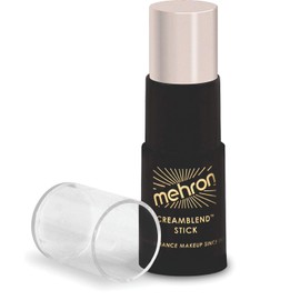 Mehron Makeup CreamBlend Stick | Face Paint, Body Paint, & Foundation Cream Makeup | Perfect for Halloween .75 oz (21 g) (Alabaster)