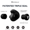 Decibullz - Custom Molded Earplugs, 31dB Highest NRR, Comfortable Hearing