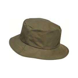 Highlander Fold Away Bush Hat - Olive, Large