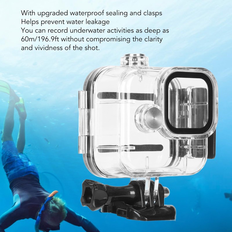 Waterproof Case for GoPro Hero 11 Black Mini, 60M Diving