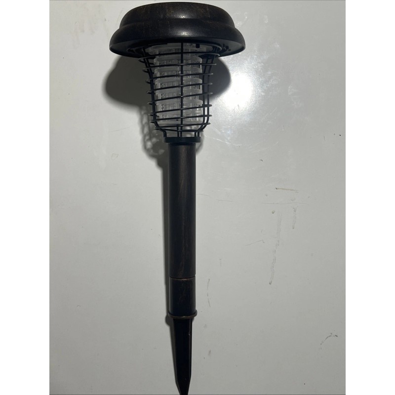 Total Vision Solar Power Bug Zapper Path Led Light 6
