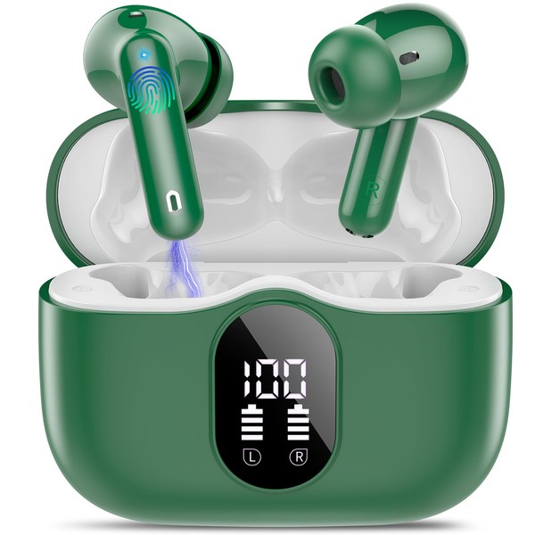 Btootos Wireless Earbuds Bluetooth Headphones with Noise Cancelling Mic, Bluetooth