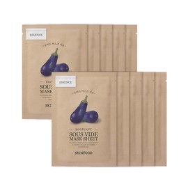 SKINFOOD Sous Vide Mask Sheet 10 Options To Choose  - [Hydrating & Calming] EGGPLANT 10P
