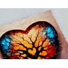 Natures Heart Blotter Art Psychedelic Art Gift Acid Art 100