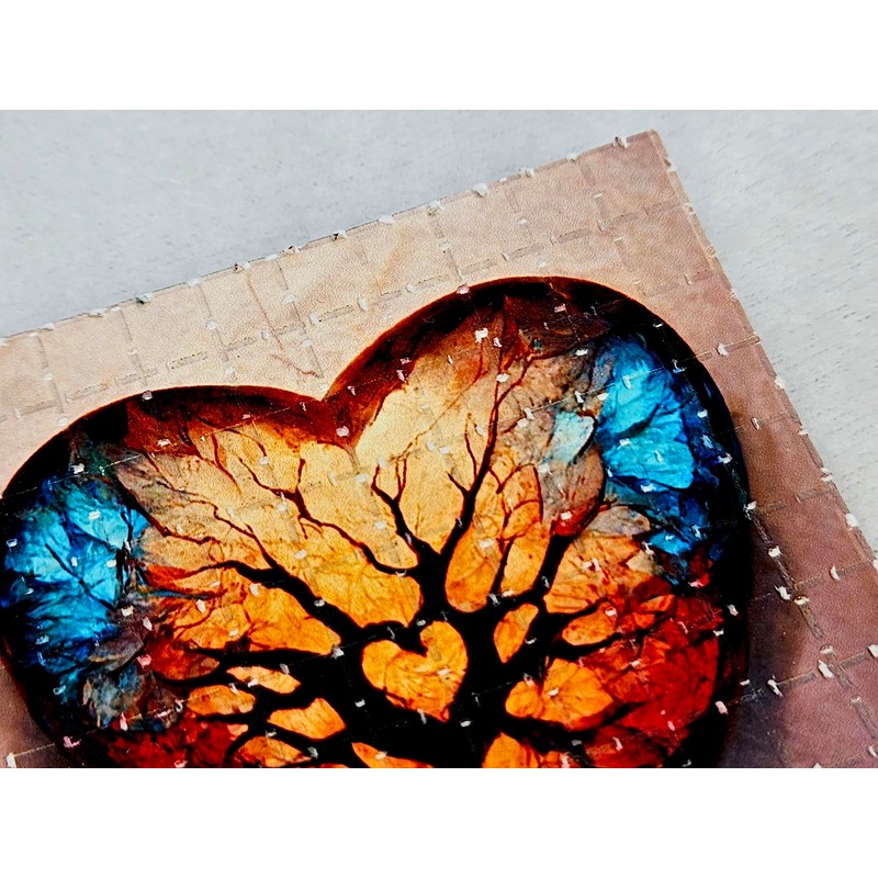Natures Heart Blotter Art Psychedelic Art Gift Acid Art 100