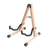 Guitar Stand Wooden Folding Floor Standing Vertical Household Bass Storage