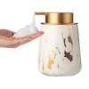 Enra Ceramic Gold Foaming Soap Dispenser,12 oz Marble Foam soap