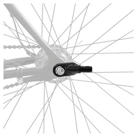 hauck Bike Trailer Hitch, Black - for Dryk Duo & Dryk Duo Plus 2-in-1 Bycicle Trailer & Pushchair, Easy to Install, Robust Metal, Extra Coupling Spare Hitch