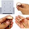 5MOONSUN5's Hammered Copper Door Knobs Cabinet Pulls for Cabinets, Drawers