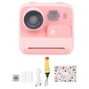 K27 Kids Instant Camera Front Rear Dual Lens Selfie Video