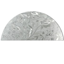 Autotech Park Precut Custom Arched Window Film, Floral Series 5 Design, up to 64 inches Diameter and 33 inches Height