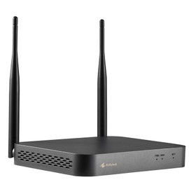 Kittyhok Wireless NVR Security System 10CH Black Recorder with Dual WiFi Router, Long Range WiFi, Built-in Speaker, Motion Recording & Alerts, Supports up to 6TB HDD