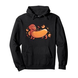 Hot Dog Funny Weiner Dog Cute Costume Dachshund Owner Pullover Hoodie