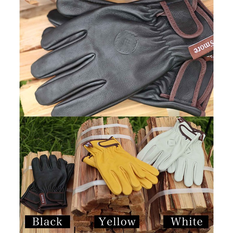 S'more Leather Gloves, Fireproof Gloves, Heat Resistant Gloves, Leather Gloves,