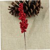 Gadpiparty 24pcs Artificial Berry Stems for Christmas Tree Decor Simulated
