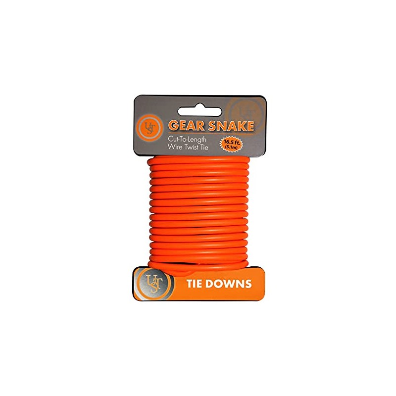 UST Gear Snake Bendable Wire Cord, 16.5 Feet, Orange, One