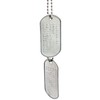 Klaus Hargreeves 'Number Four' Umbrella Academy Military Dog Tags -
