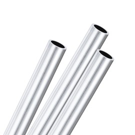 M METERXITY 3-Pack 300mm 6063 Aluminum Round Tube, 10mm ID 13mm OD Seamless Aluminum Tubing for Construction/Machining/DIY Crafting, Metal Straight Pipe [0.39x0.51x11.8IN]