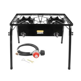 CONCORD Double Propane Burner, Outdoor 2 Burner Camping Stove