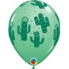 Qualatex Cactus Balloons, Assorted Colours 11-Inch