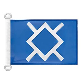 Cheyenne indians NAUTICAL Flag 18'' x 12'' - Native American tribe flags 30 x 45 cm - Banner 12x18 in for boat - AZ FLAG