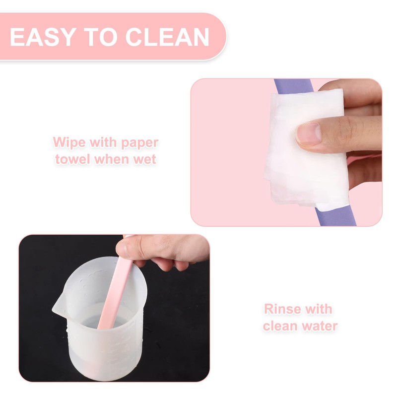 10 PCS Paint Stir Sticks, Reusable Silicone Stir Sticks, Blade