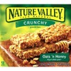 Nature Valley, Crunchy Granola Bars, Oats N Honey, Six 1.5