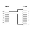 BIGtec TAE RJ45 DSL Adapter Cable Adapter TAE-F Male to