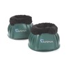 Shires Over Reach/Fleece Trim boots-134F, Green black fur, Full