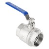 304 Stainless Steel Two Piece Full Port Female Thread Ball