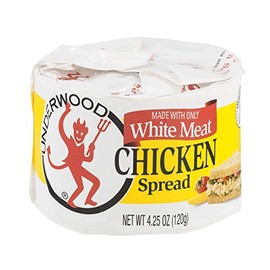 Underwood, White Meat Chicken Spread, 4.25oz Container (Pack of 4)