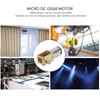 Gear Motor DC 6V Single Shaft Turbo Worm Motor Speed