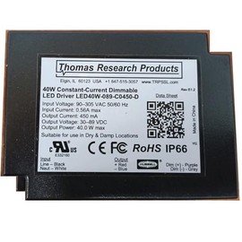 Hubbell Thomas Research Products 40W Constant Current Dimmable LED Driver LED40W-089-C0450-D
