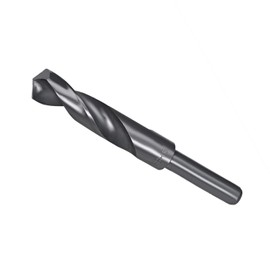 CoCud Reduced Shank Drill Bit, 19mm Cutting Edge 1/2" Shank, Nitride Coated High Speed Steel 6542 Twist Drill Bits - (Applications: for Stainless Steel Metal Wood)