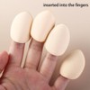 7 Pcs Mini Finger Puff, Mini Finger Makeup Puff Mini
