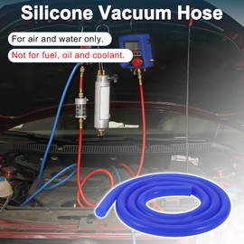 TUCKBOLD Silicone Vacuum Tubing Hose 130PSI Max Pressure High Temperature Automotive Vacuum Line Blue 1 Pcs 3.3Ft 5/16" 8mm ID 3mm Thickness
