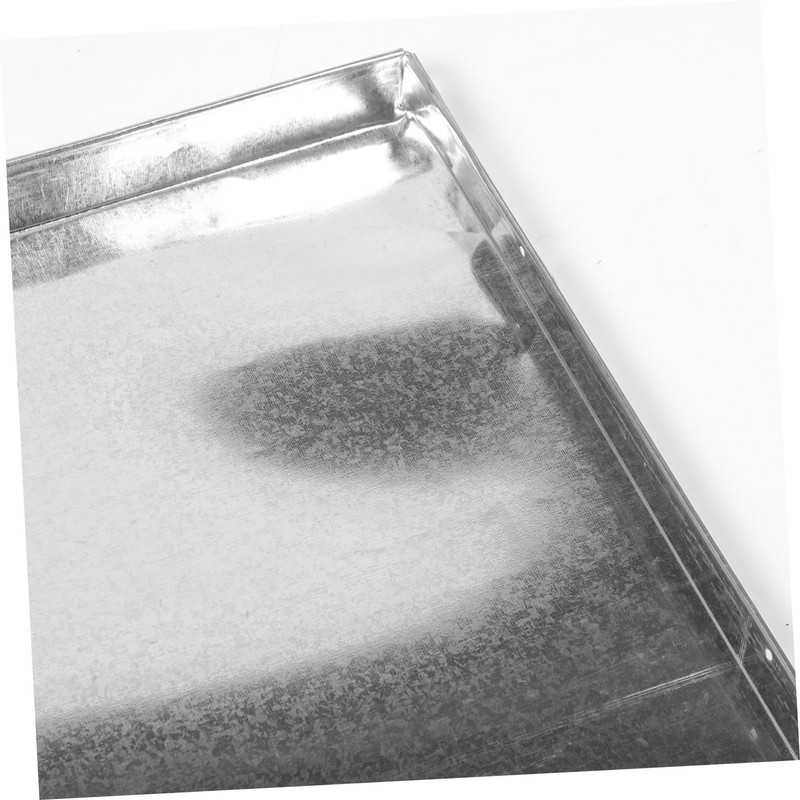 ORFOFE Air Conditioner Drain Pan 15.74In Galvanized Iron Drip Tray