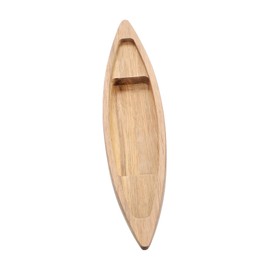 VICASKY Unfinished Wooden Boat Model Ornament Rustic Desktop Craft Decoration Lightweight and Sturdy Boat Decor for Creative DIY Painting for Home and Aquarium Themes