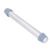 Rolling Pin Dough Roller Stainless Steel with 4 Silicone Guide