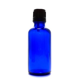 Aroma Blackout Bottle, 1.7 fl oz (50 ml), Cobalt [Security Cap Black / Dropper Inner Stopper] [Set of 5]