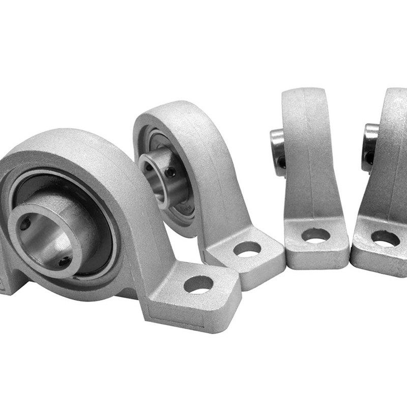 Saipor 4pcs KP08 8mm Bore Bracket Pillow Block Bearing Zinc