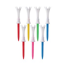 Daiya GOLF TE-516 A Tomahawk Tee, Long, 7 Pieces, Height Adjustable, Increased Distance, Durable, Break-resistant, Easy to Find, Golf Regulations Compliant, Made in Japan, Tee Up Height 1.6 - 2.0