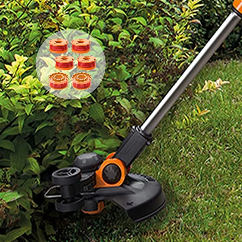 FUSHUI Pack of 6 WA0004.1 grass trimmer spool, WA0010 grass