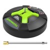 GreenWorks 5210902 15" Extension Included Surface Cleaner, Green