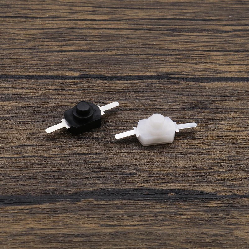 SING F LTD 40Pcs Latching Push Button Switch 2-Pin Torch