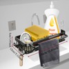 ZACHMEST Sink Organiser, Sponge Holder, Kitchen Sink Organiser with Dish