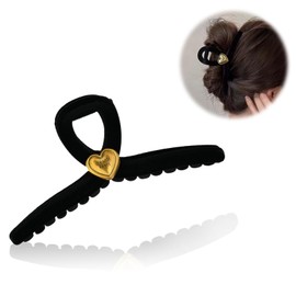 Sluxa Claw clips for thick hair, Luxury velvet Large claw clips for thick hair, Fashion hair accessories for women girls. 12cm length.#2